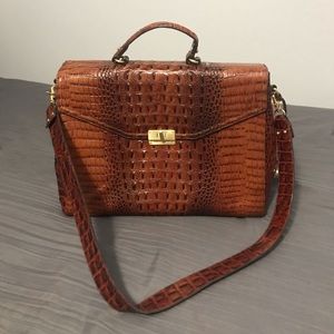 Vintage Brahmin Briefcase Bag
